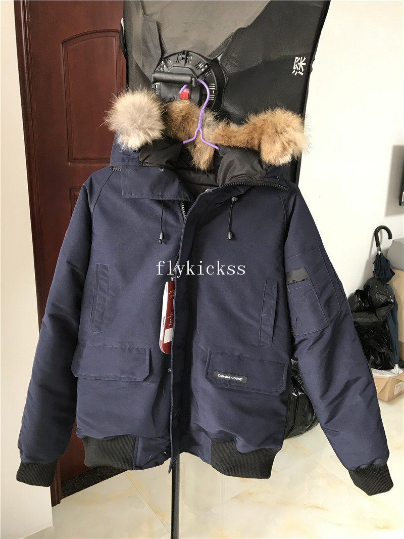 Winter Canada Goose Coat Navy Blue